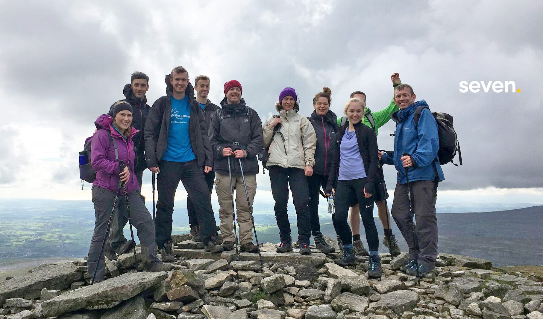 Seven taking on the three highest peaks in England, Scotland and Wales